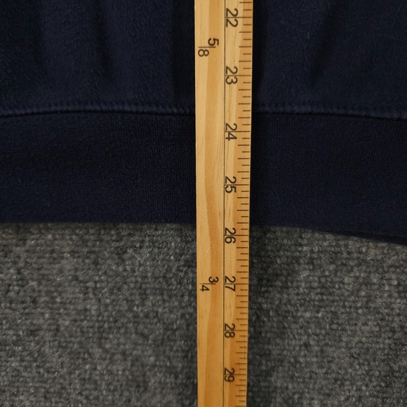 West Virginia Mountaineers Sweatshirt Mens Medium Blue Embroidered Colosseum - Picture 6 of 14